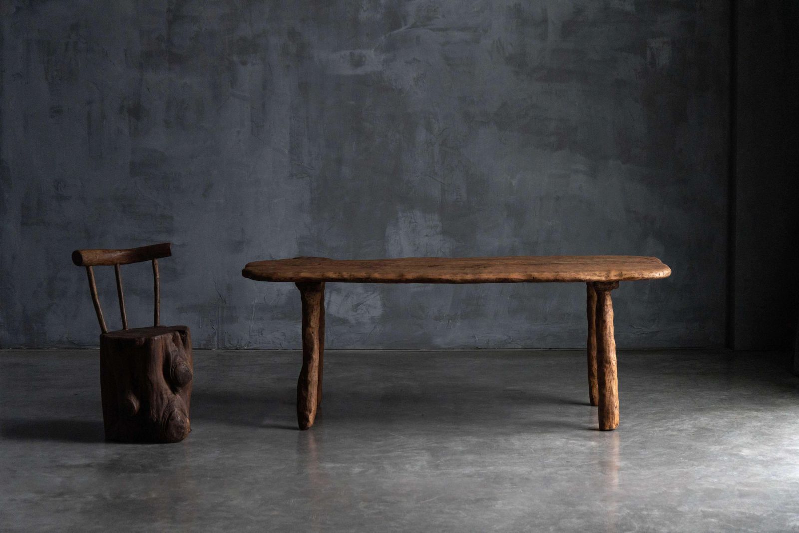photo vinterior Organic Wabi Sabi Table, France, 1970s