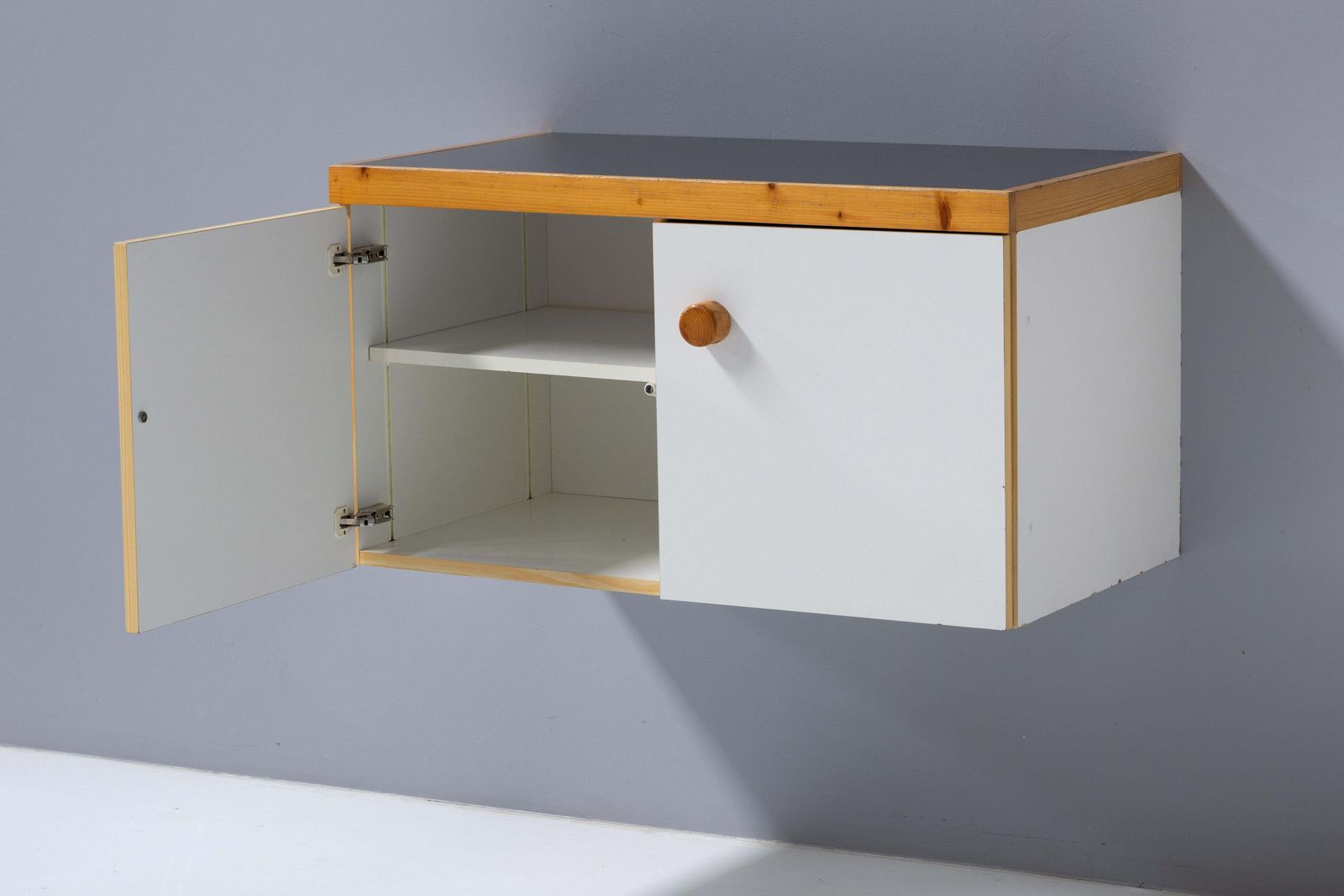 Wall Mounted Cabinet By Charlotte Perriand For 'Les Arcs', France, 1970s photo vinterior