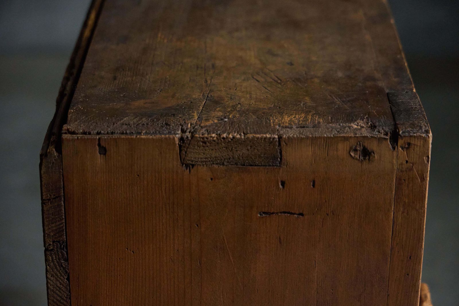 Rustic Alpine Cupboard, France, Early 19th Century photo vintage