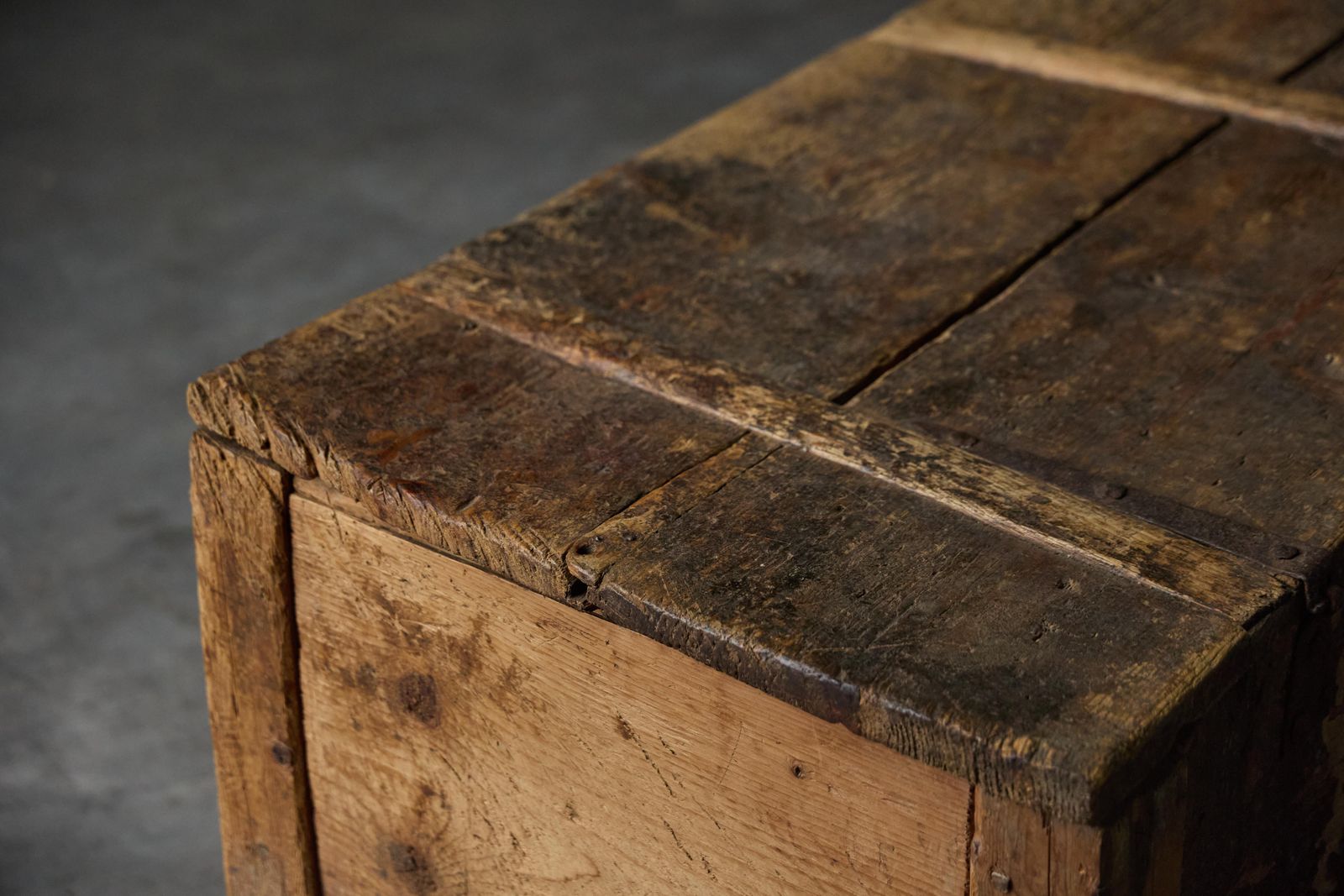Primitive Rural Chest, France, 19th Century photo vintage