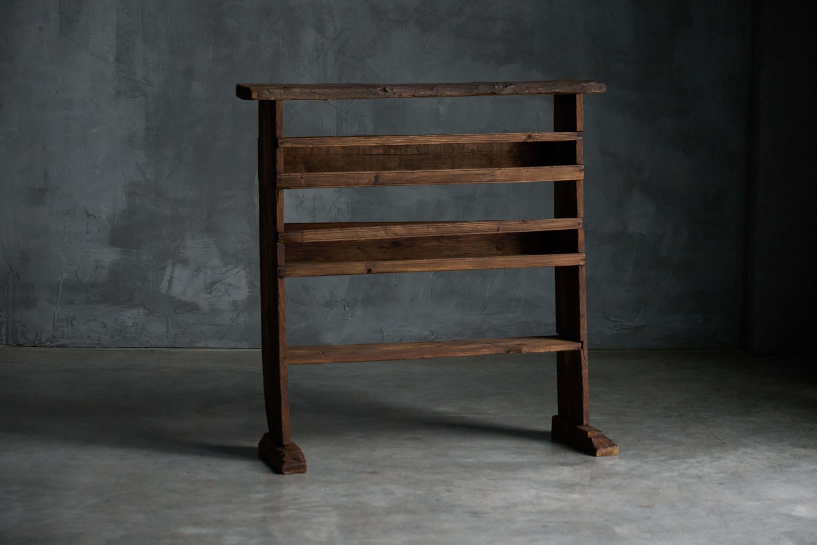 Brutalist Wabi Sabi Bookcase, France, 19th Century photo 2493.0