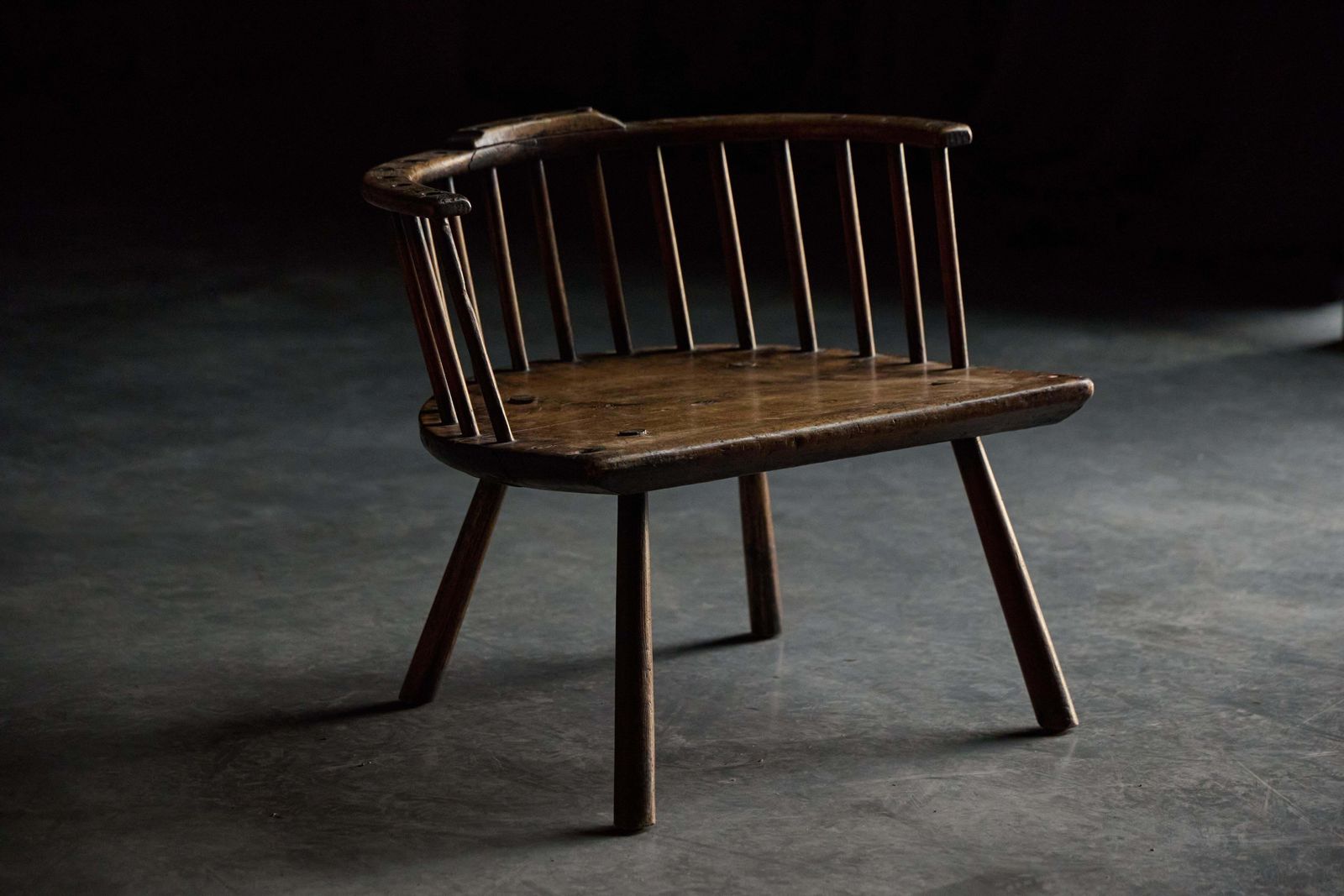 Travail Populaire Folk Art Stool, Austria, 19th Century photo vintage