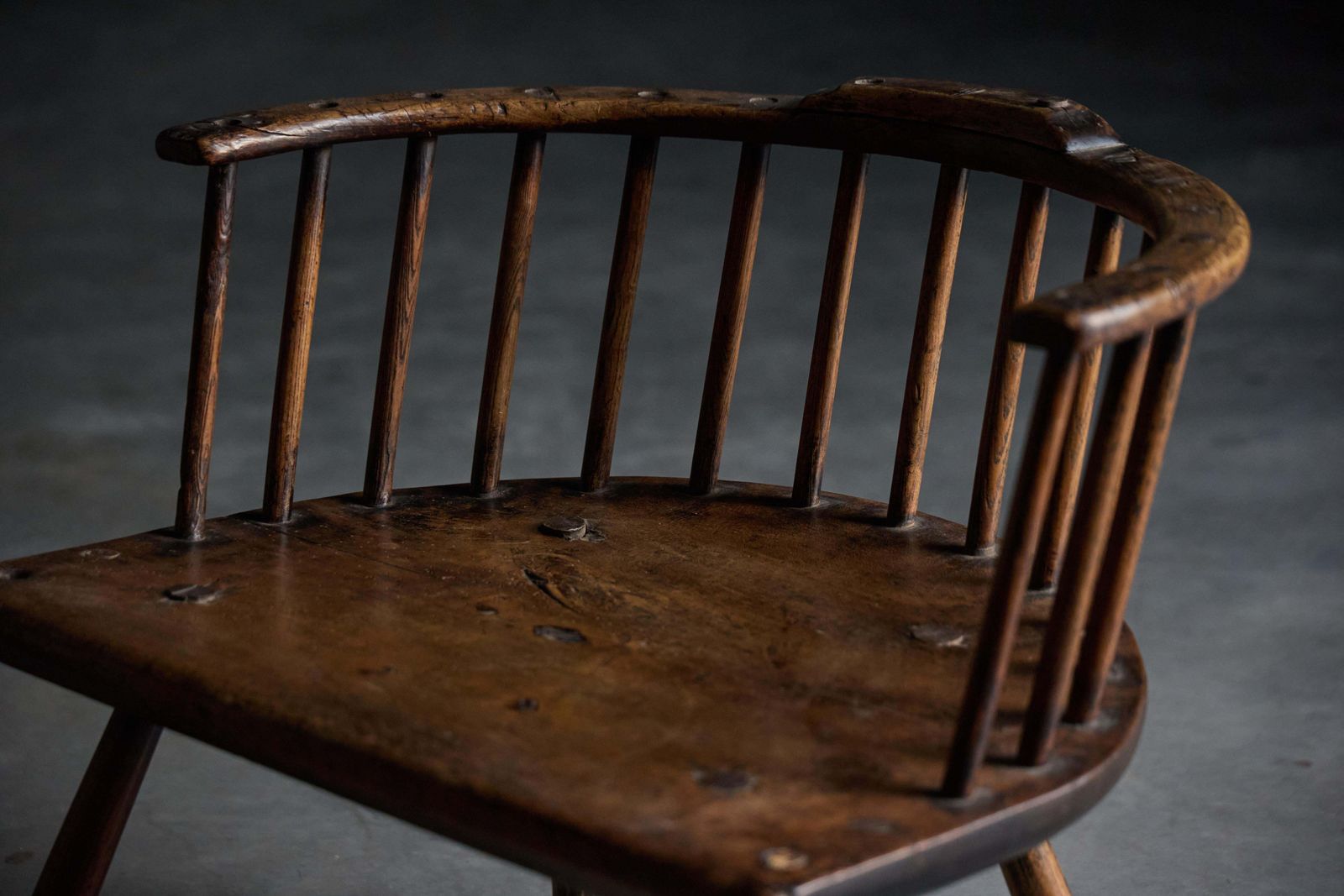 Furniture Travail Populaire Folk Art Stool, Austria, 19th Century photo