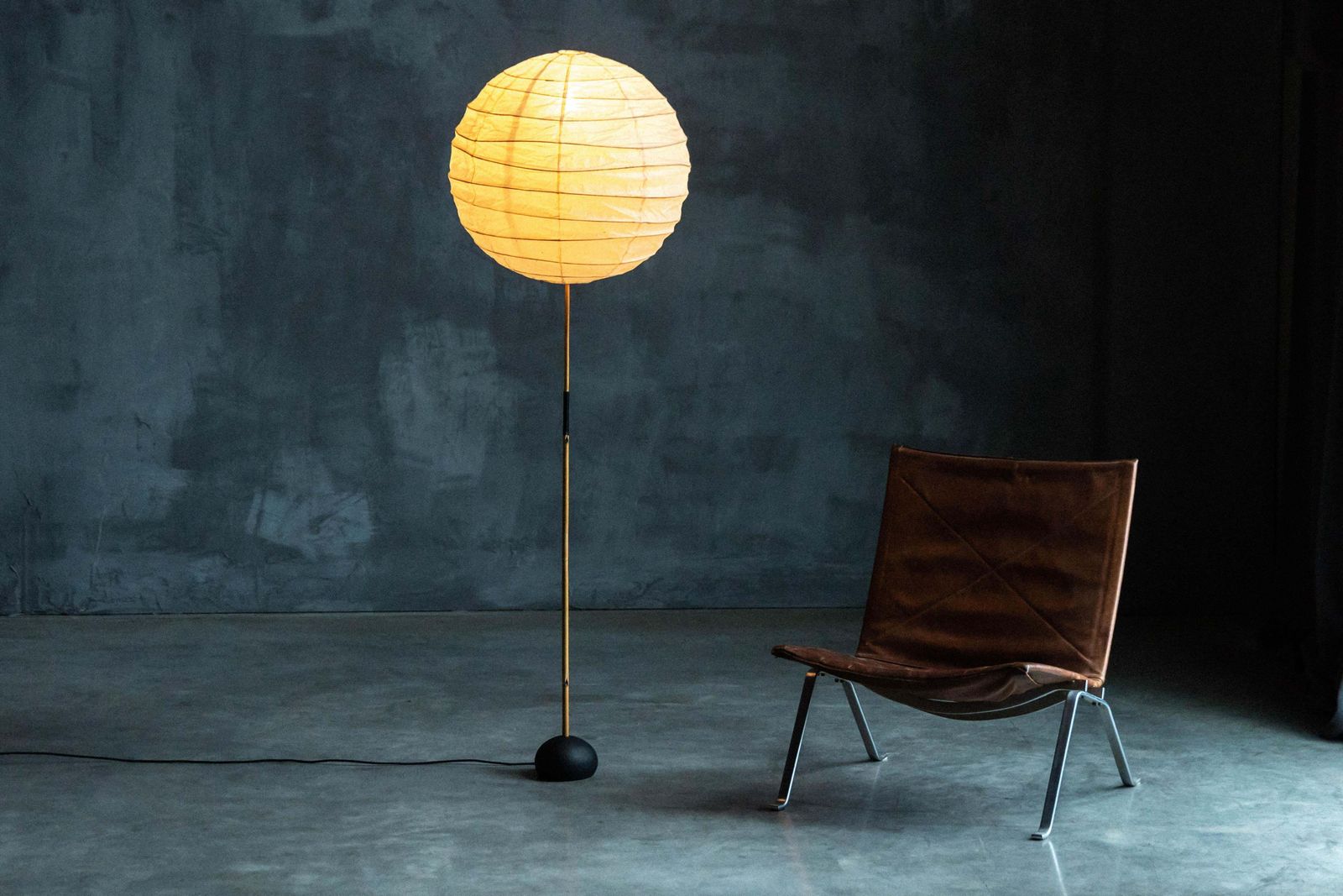 Akari Floor Lamp Bb3 55dd By Isamu Noguchi For Ozeki & Co, Japan, 1950s photo buy