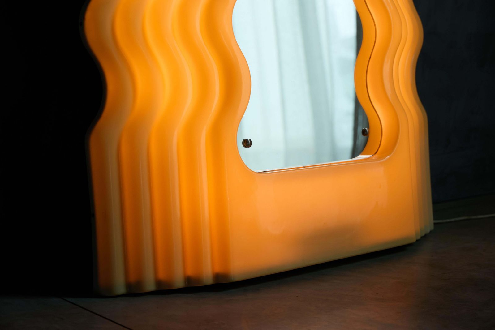 Early Ultrafragola Mirror By Ettore Sottsass For Poltronova, Italy, 1970s photo 25444.0