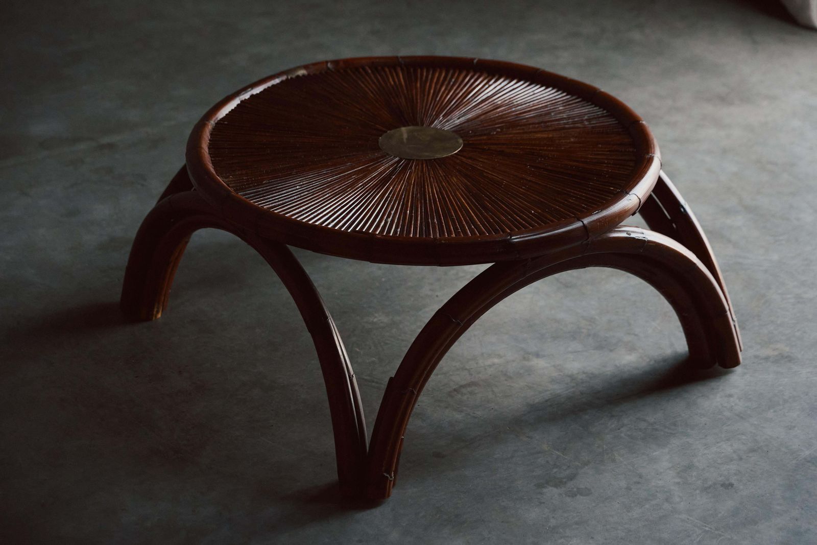 Bamboo Coffee Table By Gabriella Crespi, Italy, 1970s photo vinterior