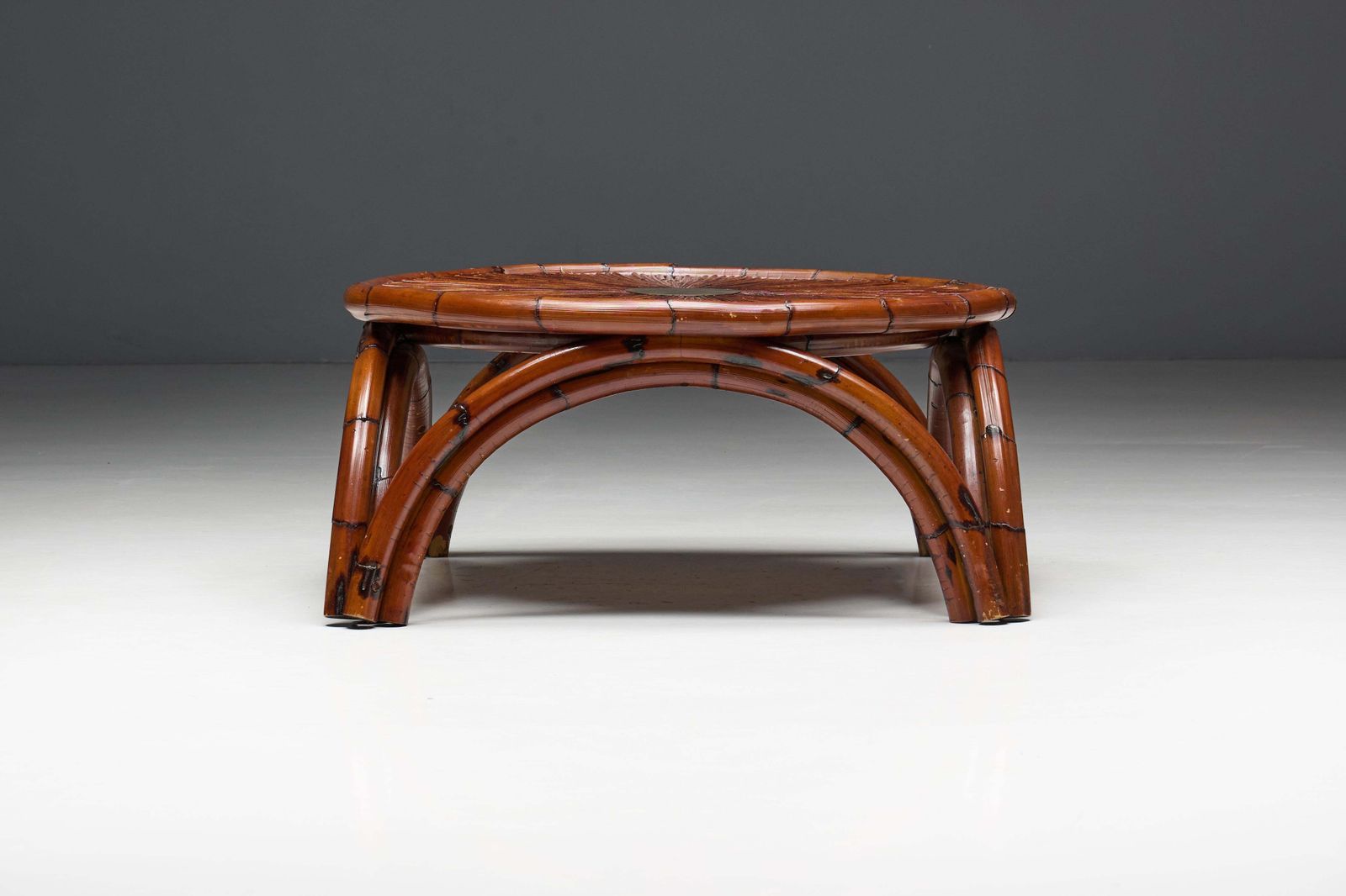 photo for sale Bamboo Coffee Table By Gabriella Crespi, Italy, 1970s