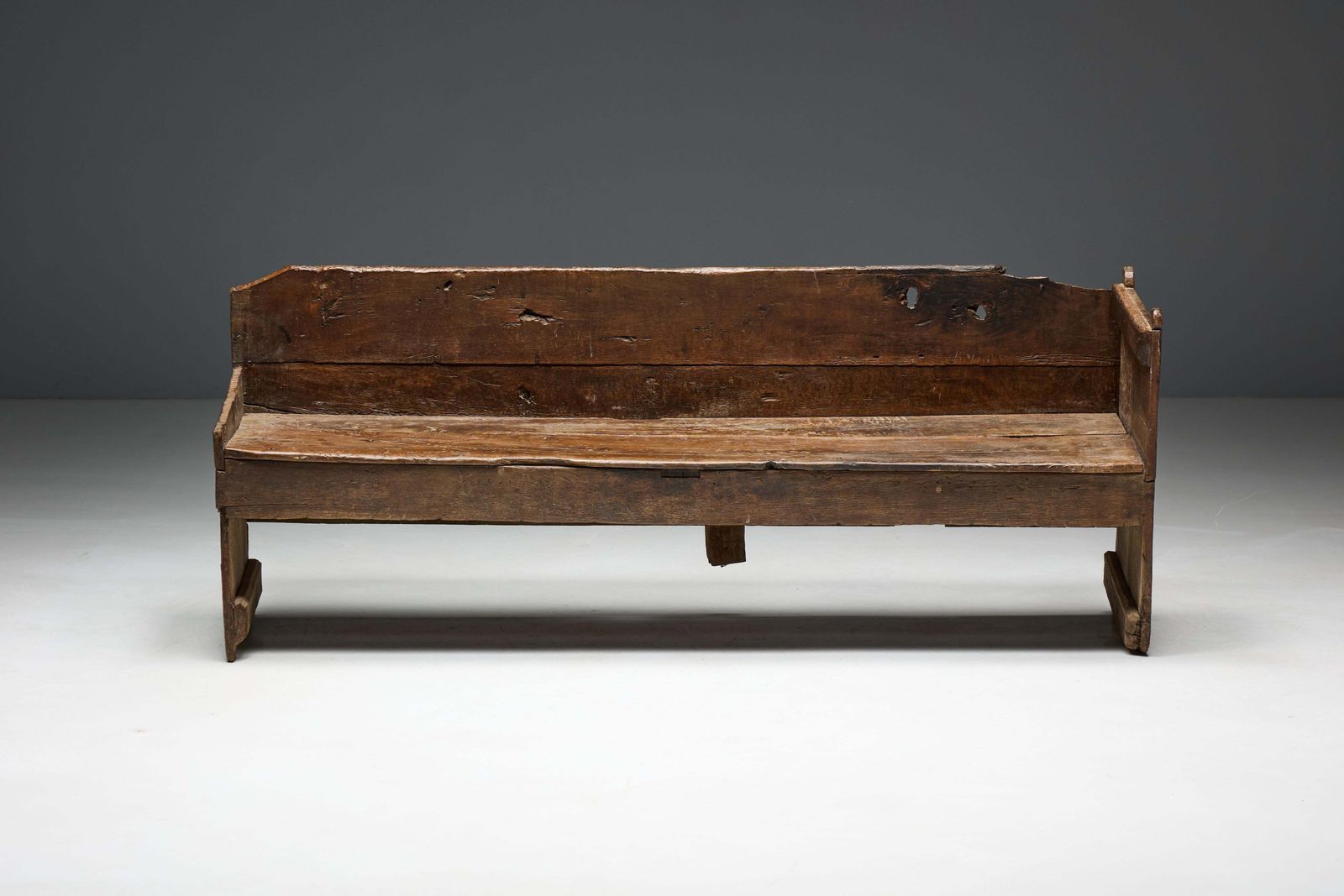 Primitive Wabi Sabi Bench, France, 19th Century photo furniture