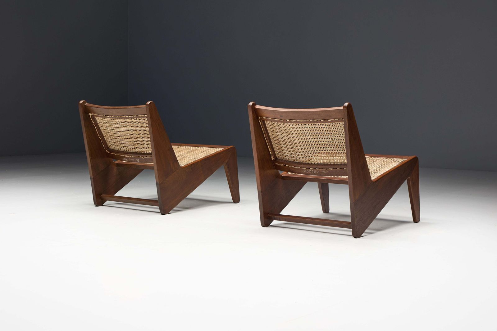 Kangaroo Chairs Pj Si 59 By Pierre Jeanneret, Chandigarh, 1955 photo buy