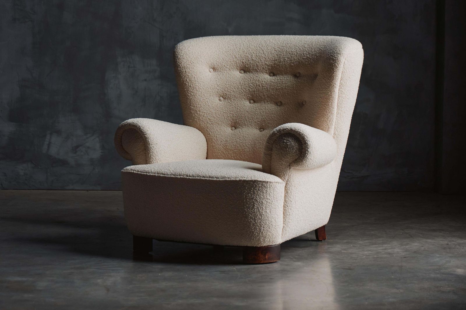 Mid Century Armchair In The Style Of Flemming Lassen, Scandinavia, 1960s photo for sale