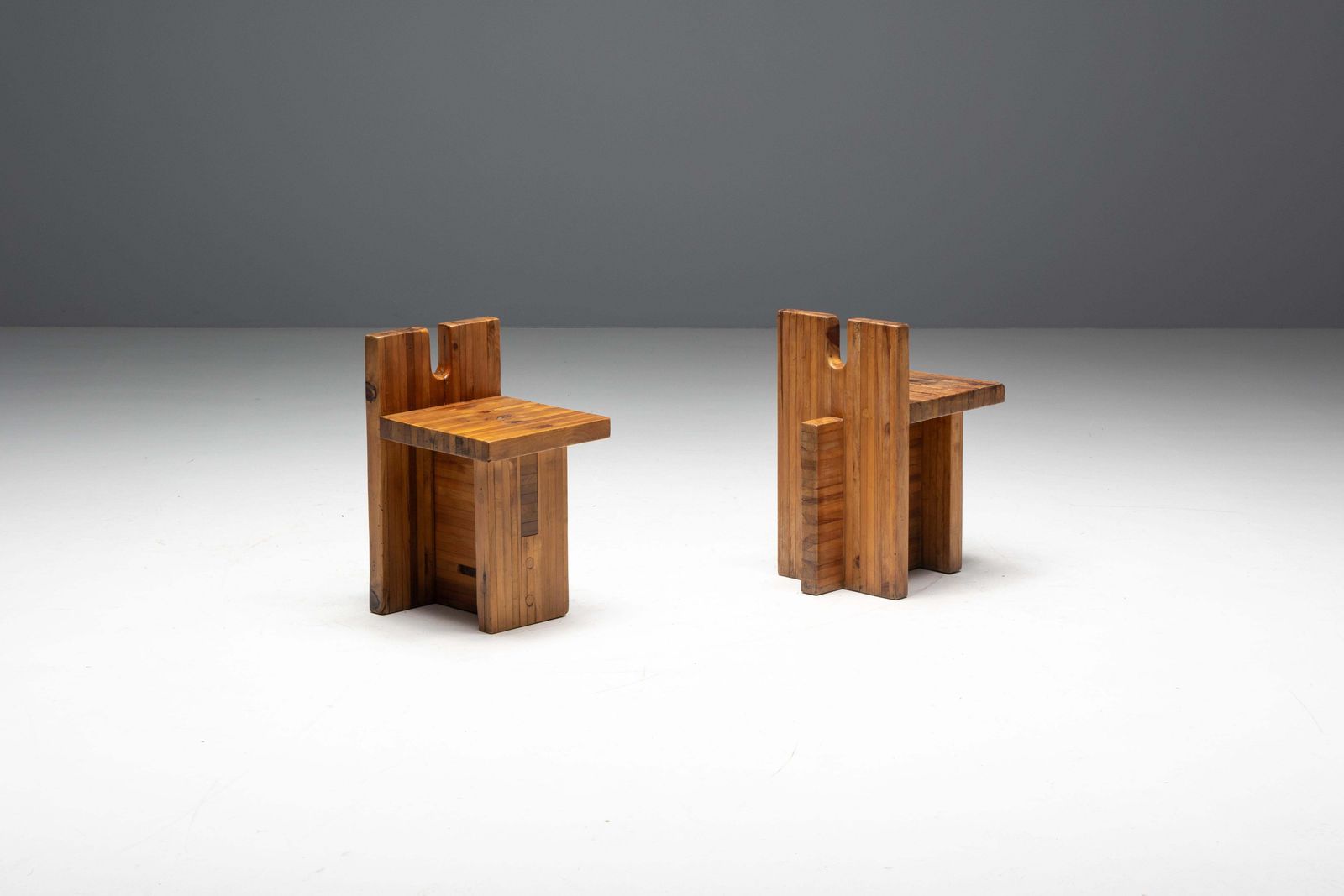 Sesc Stools By Lina Bo Bardi For Sesc Pompeia, Brazil, 1970s photo Furniture