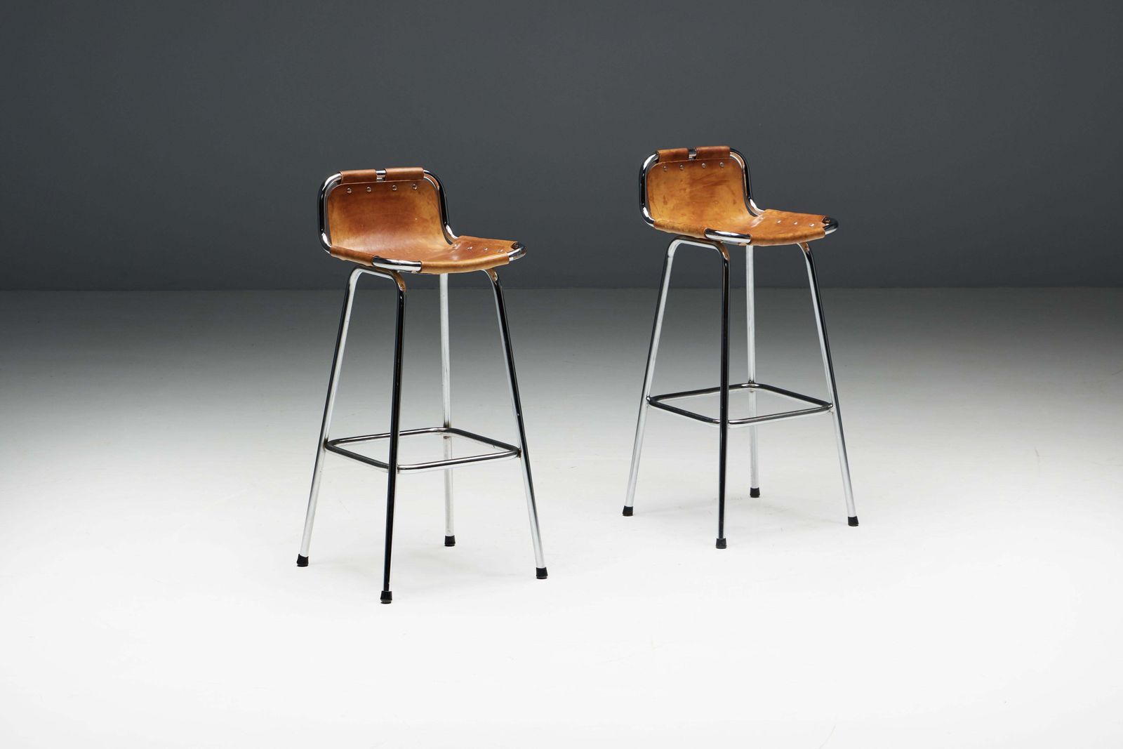 Bar Stools By Charlotte Perriand For Les Arcs, France, 1960s photo buy