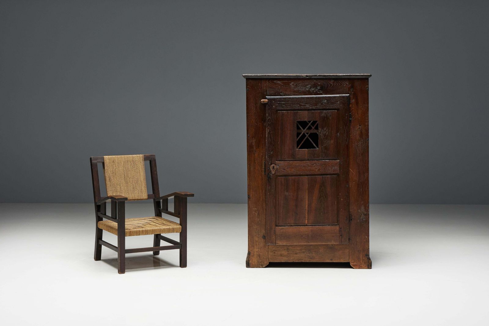 Primitive Wabi Sabi Cabinet, France, 19th Century photo 3957.0