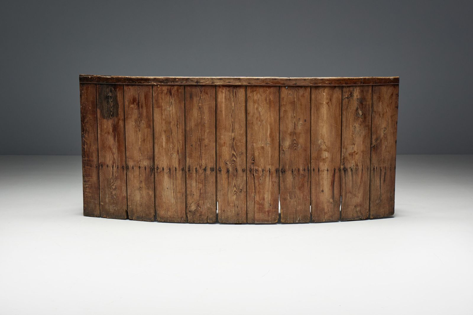 photo buy Rustic High Back Tavern Settle, England, 18th Century