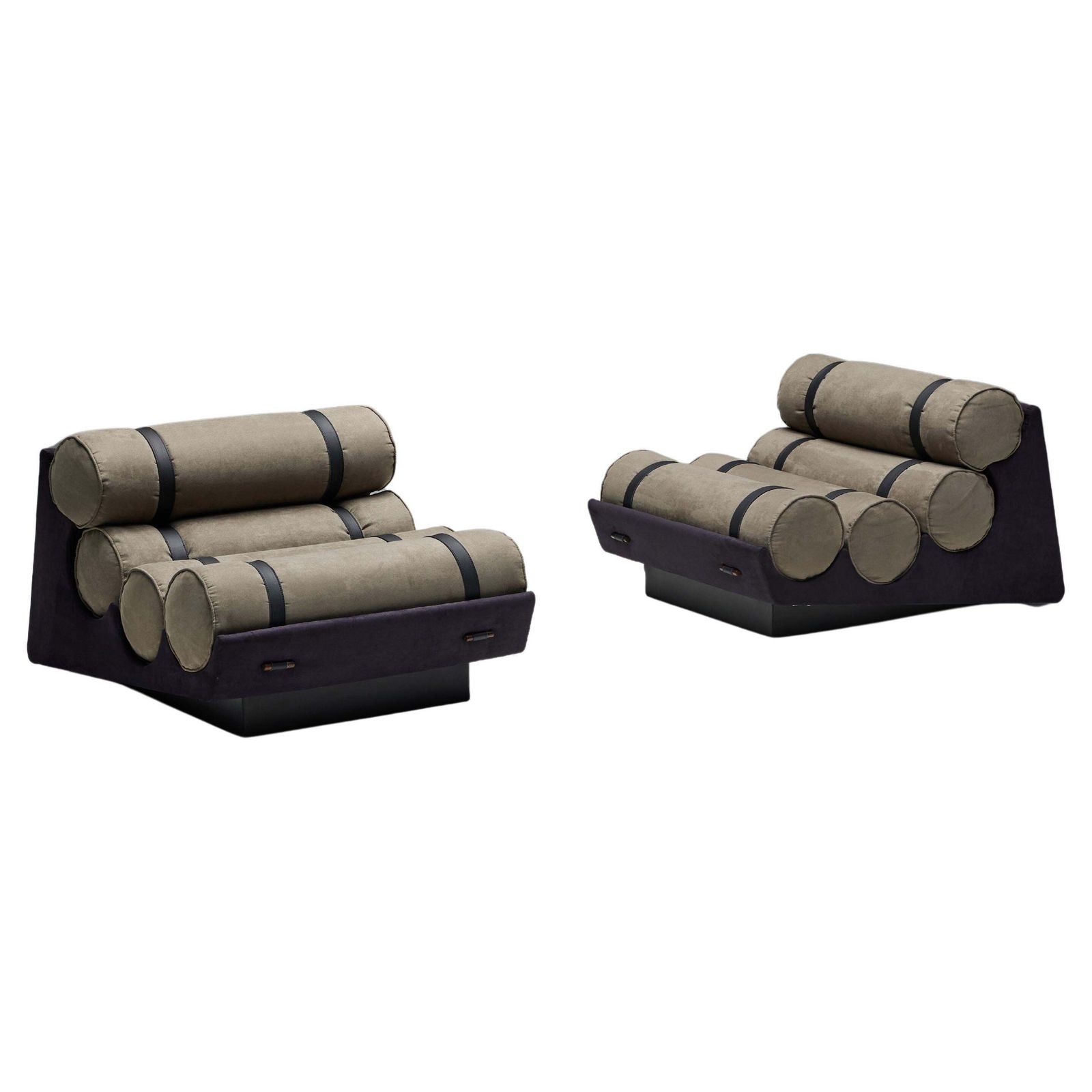 Sculptural Brazilian Modernist Lounge Chair, Brazil, 1970s