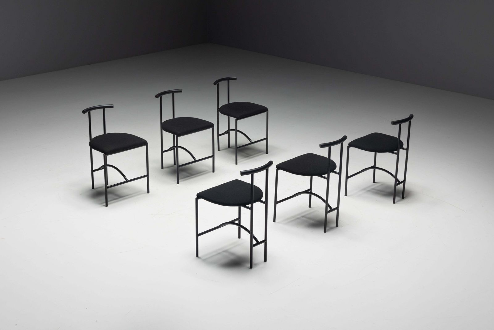 Postmodern "Tokyo" Dining Chairs By Rodney Kinsman For Bieffeplast, Italy, 1980s photo 712.0