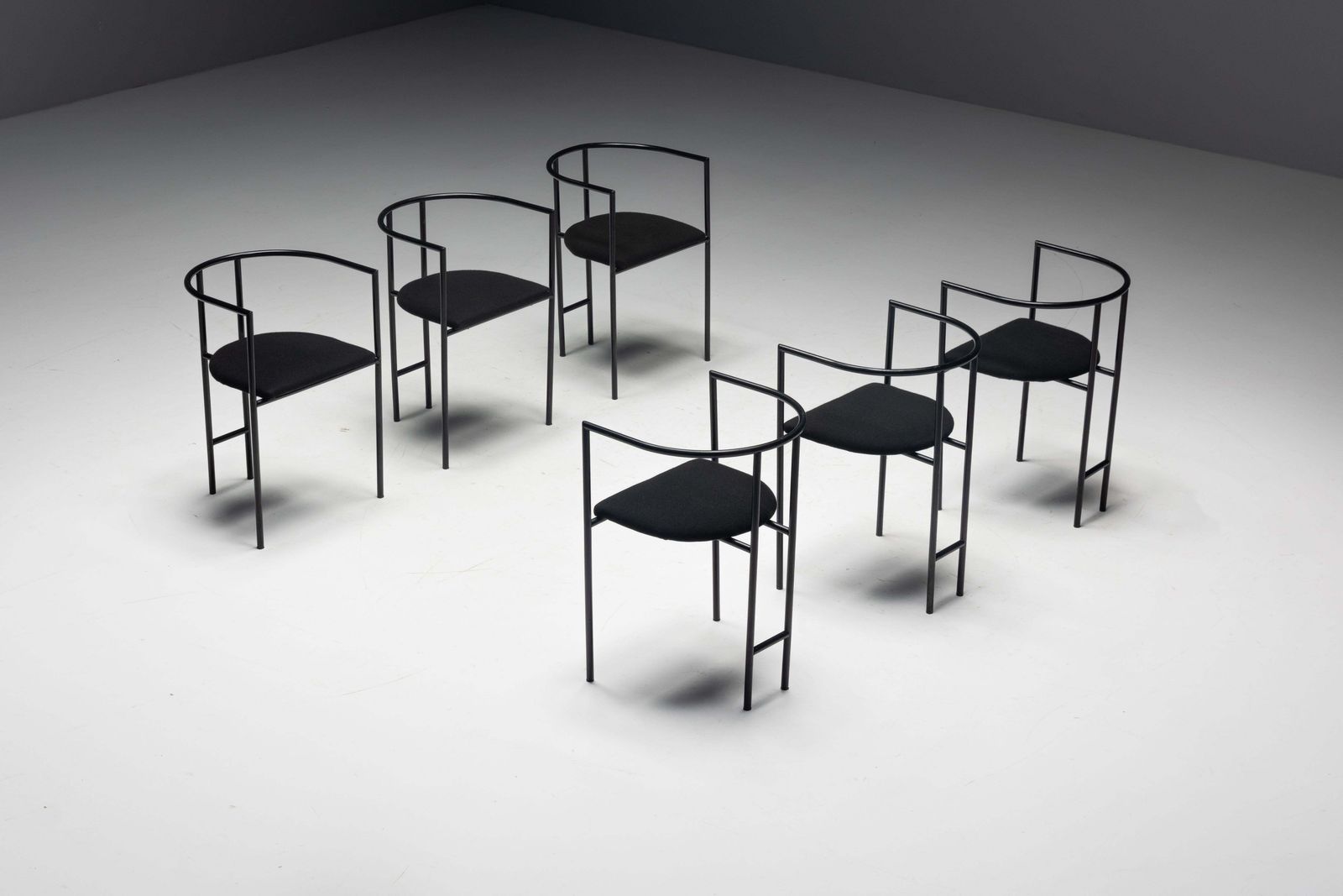 Postmodern "Tokyo" Armchairs By Rodney Kinsman For Bieffeplast, Italy, 1980s photo 872.0