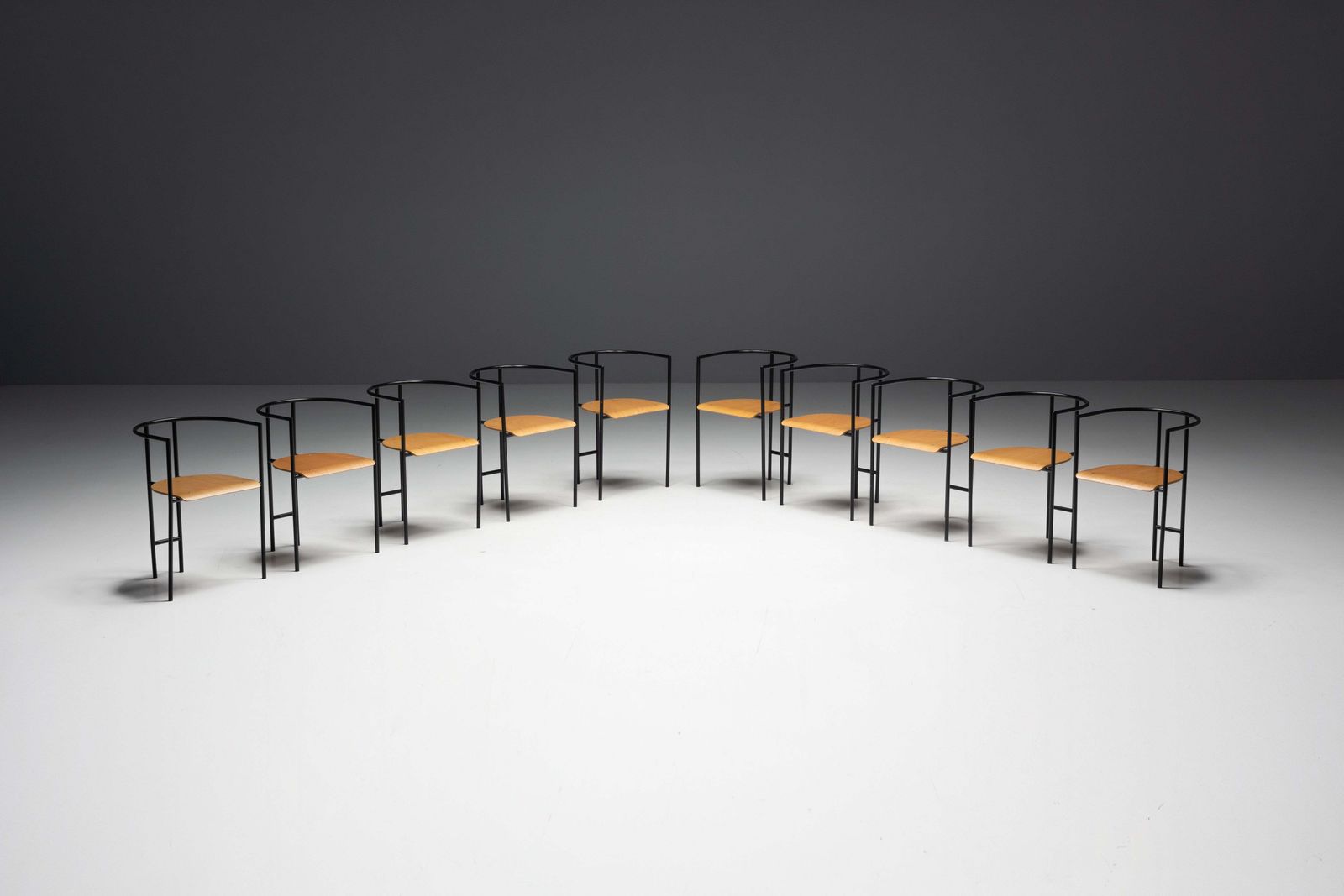 Postmodern "Tokyo" Armchairs By Rodney Kinsman For Bieffeplast, Italy, 1980s