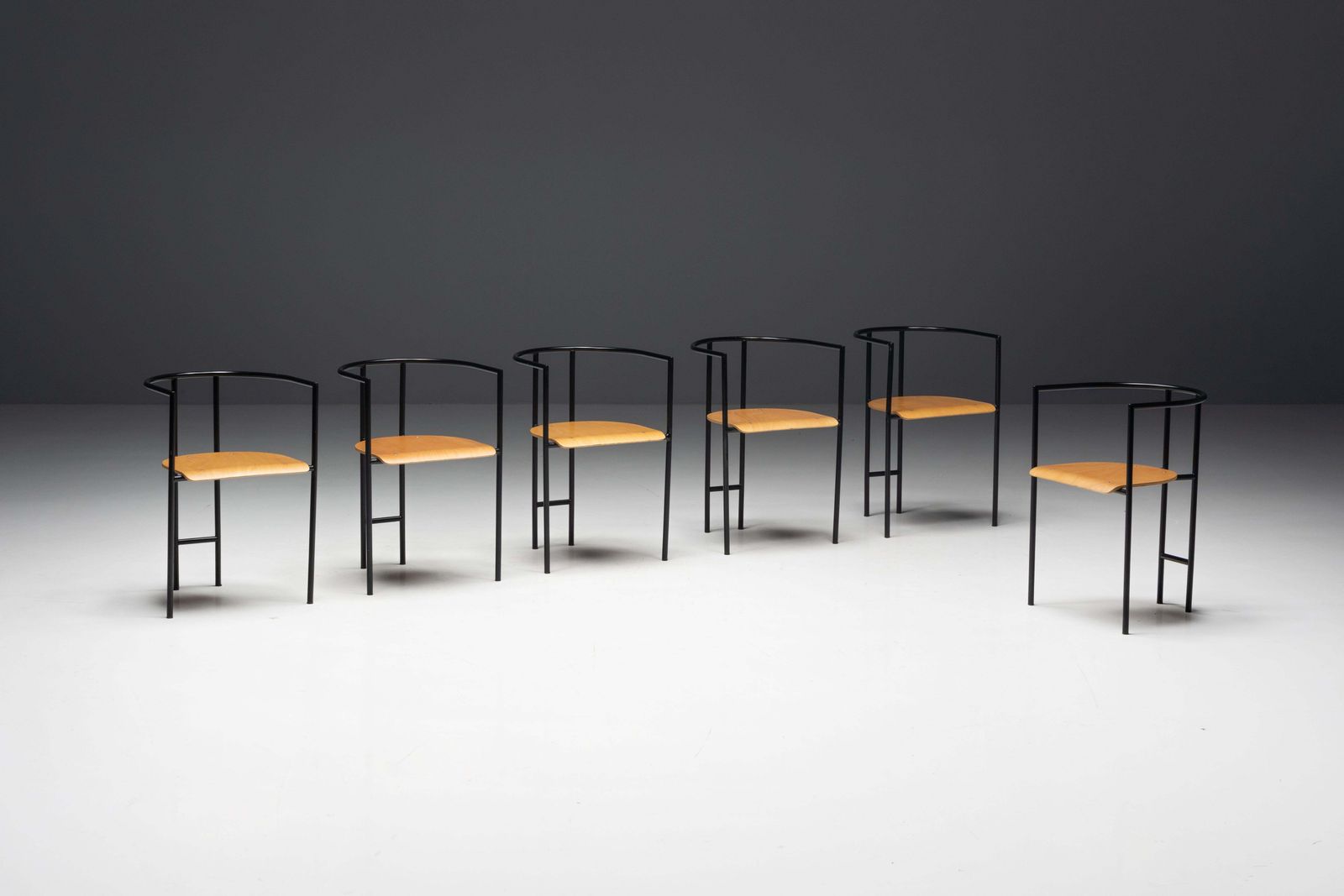 Postmodern "Tokyo" Armchairs By Rodney Kinsman For Bieffeplast, Italy, 1980s photo vinterior
