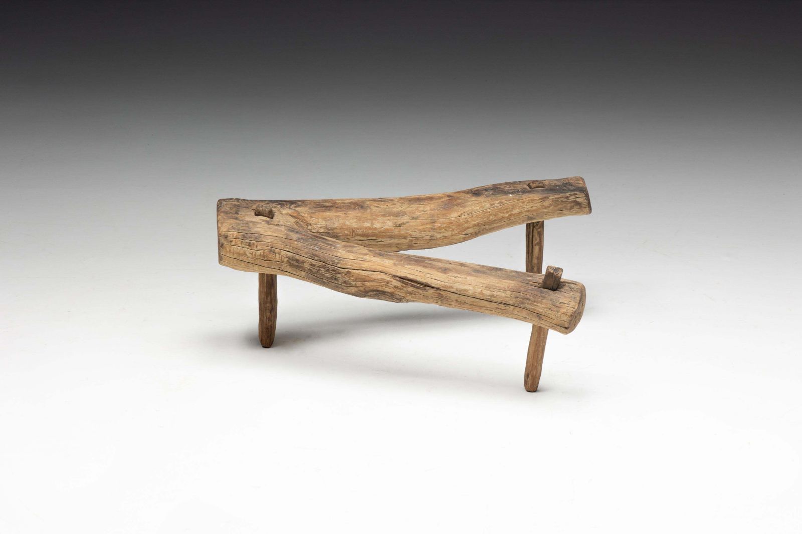 photo furniture Wabi Sabi Primitive Tripod Stool, France, 18th Century