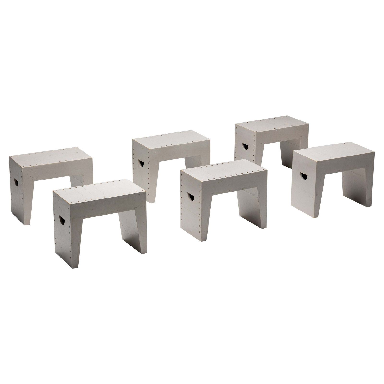 Bossche School Stools By Dom Hans Van Der Laan & Jan De Jong, Netherlands, 1970s