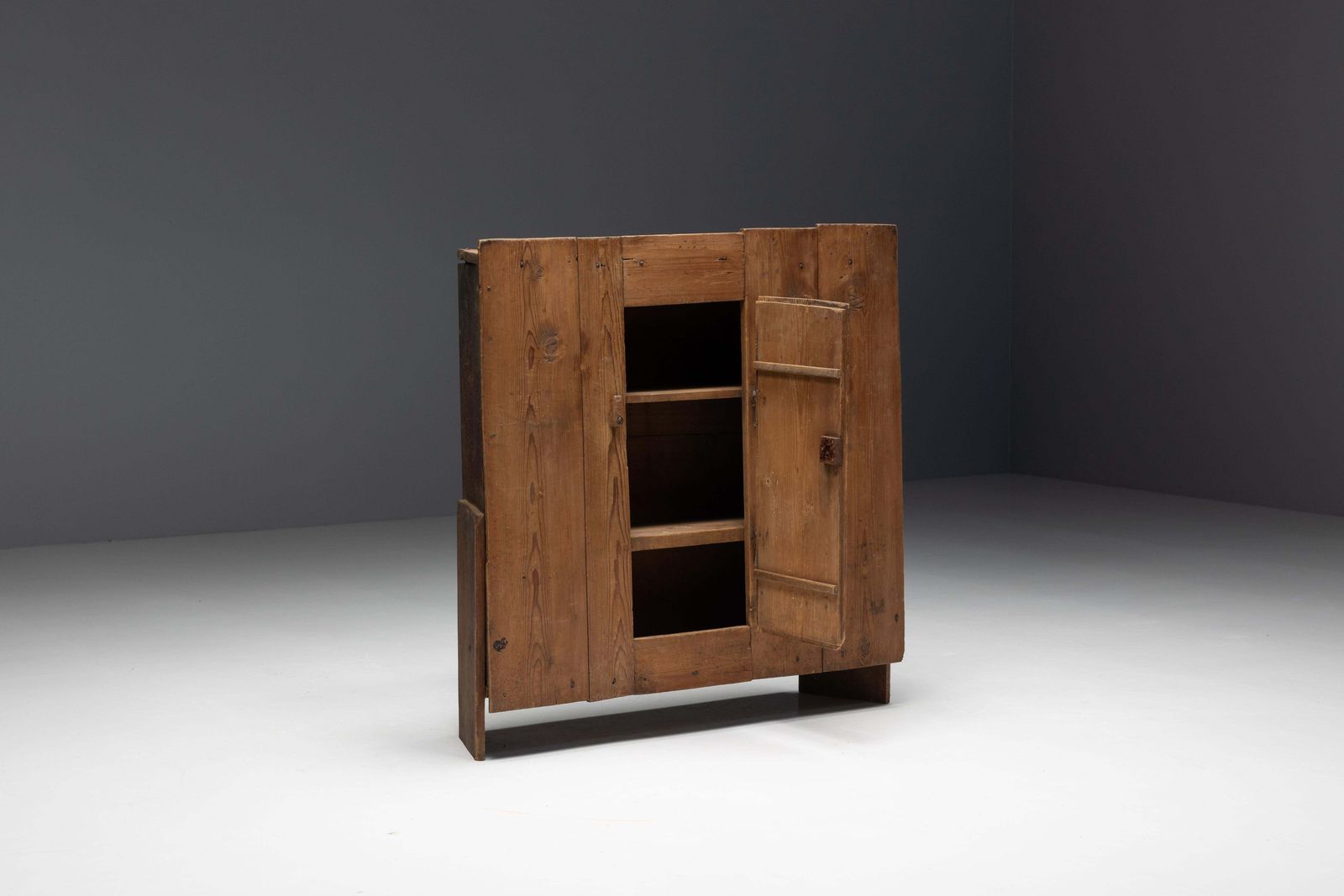 Art Populaire Alpine Cupboard, France, 19th Century photo for sale