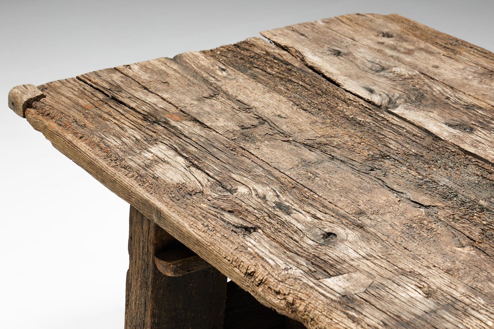 Primitive Wabi Sabi Side Table, France, 19th Century photo buy