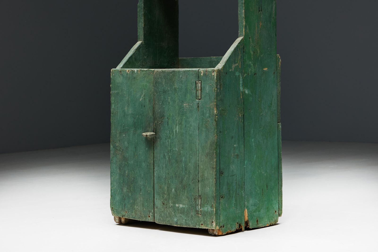 Rustic Folk Art Cupboard, France, 19th Century photo Furniture