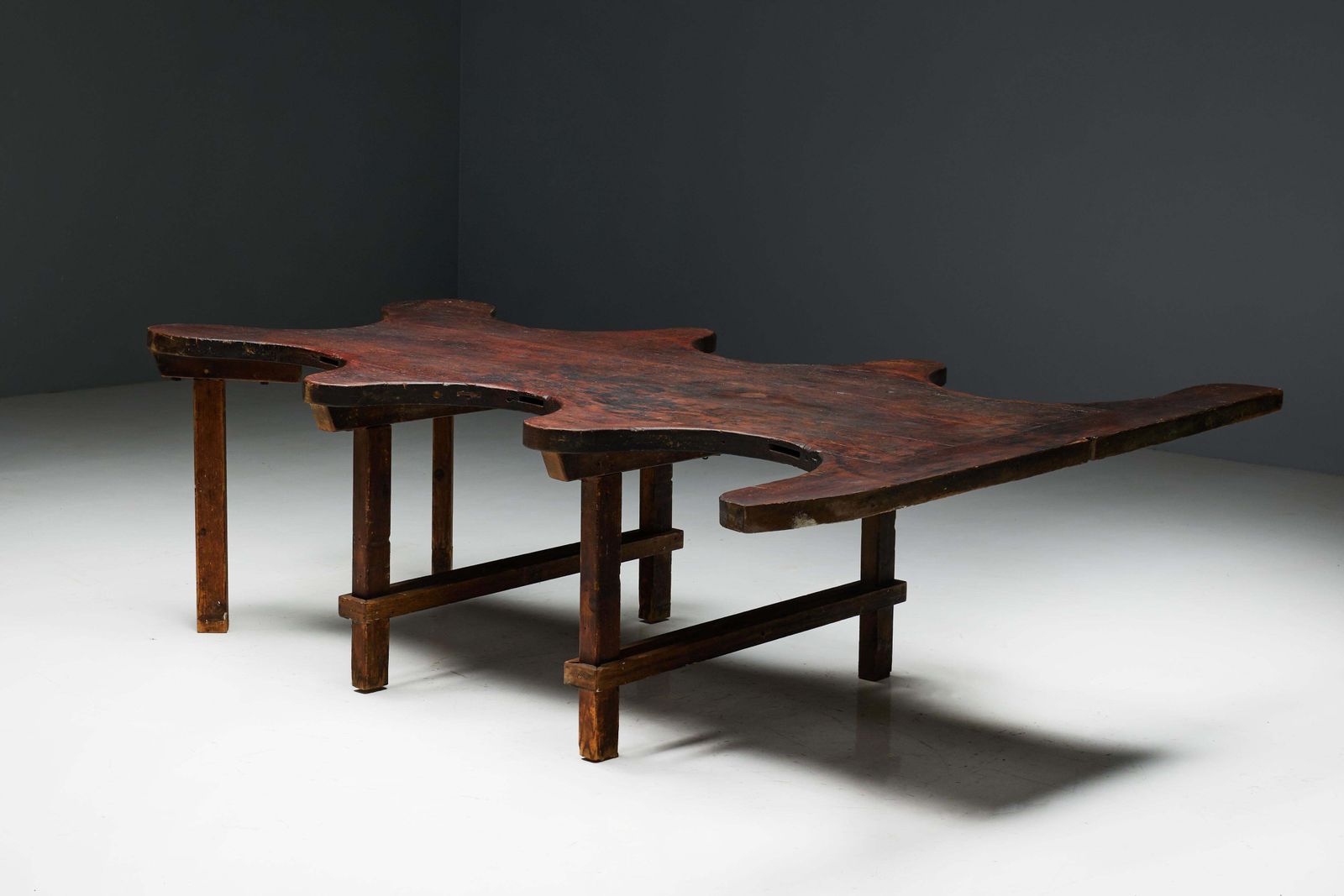 Rustic Free Form Organic Table, France, Late 19th Century photo for sale