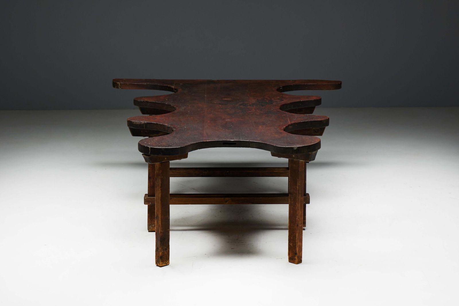 17530.0 Rustic Free Form Organic Table, France, Late 19th Century photo