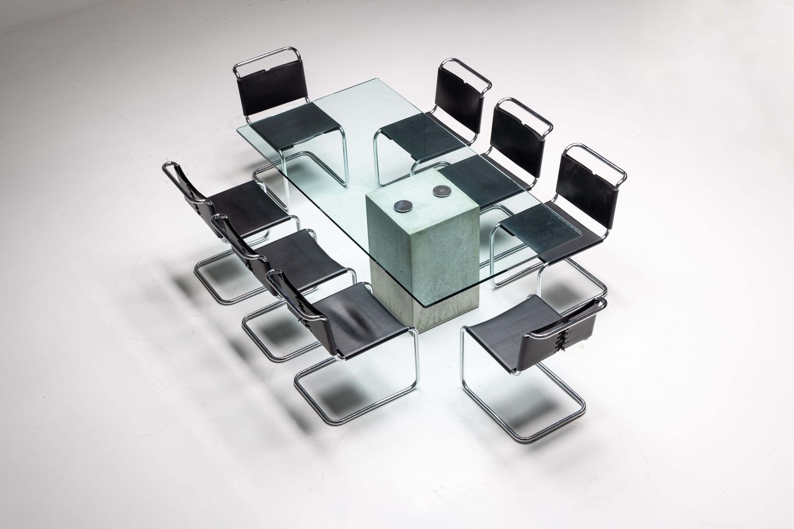 photo furniture Sapo Dining Table By Sergio And Giorgio Saporiti, Italy, 1970s