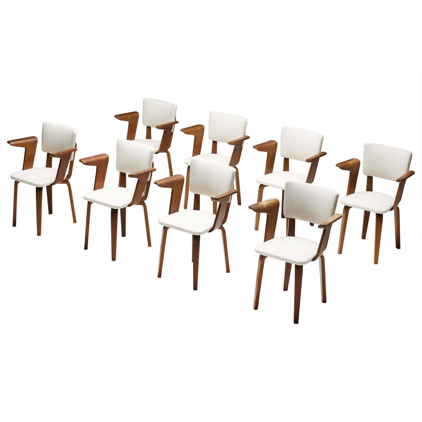 Dining Chairs By Cor Alons For Gouda Den Boer, Netherlands, 1950s