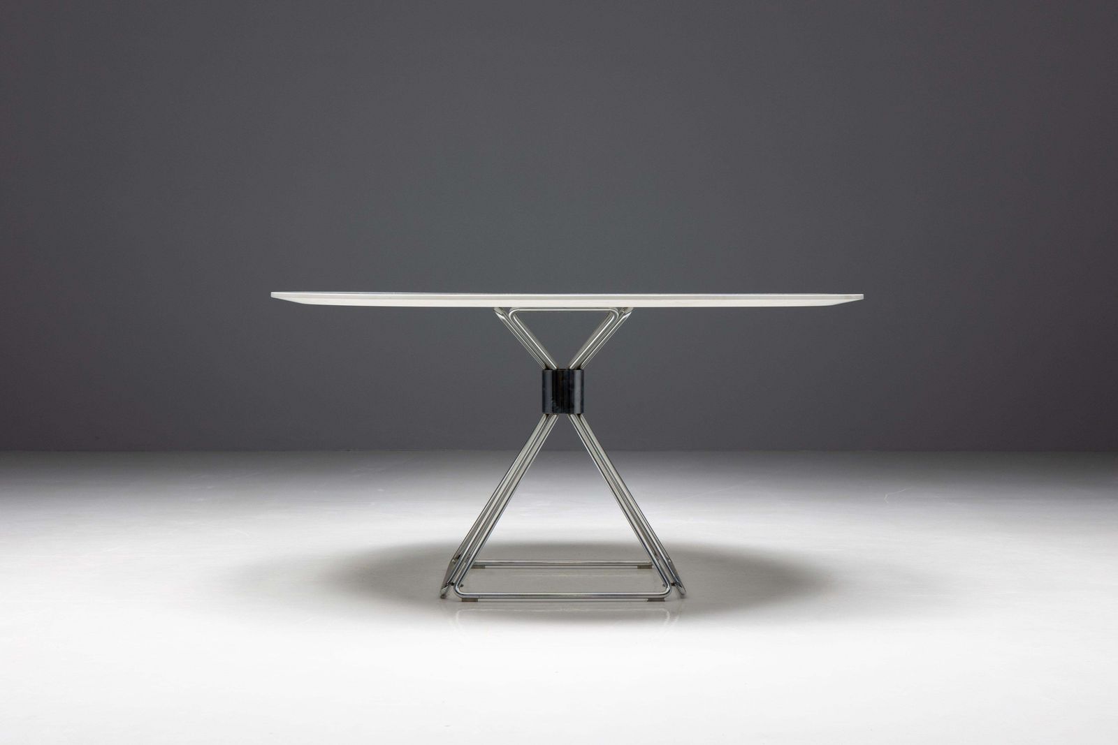Dining Table By Rudi Verhelst For Novalux, Belgium, 1970s photo vintage
