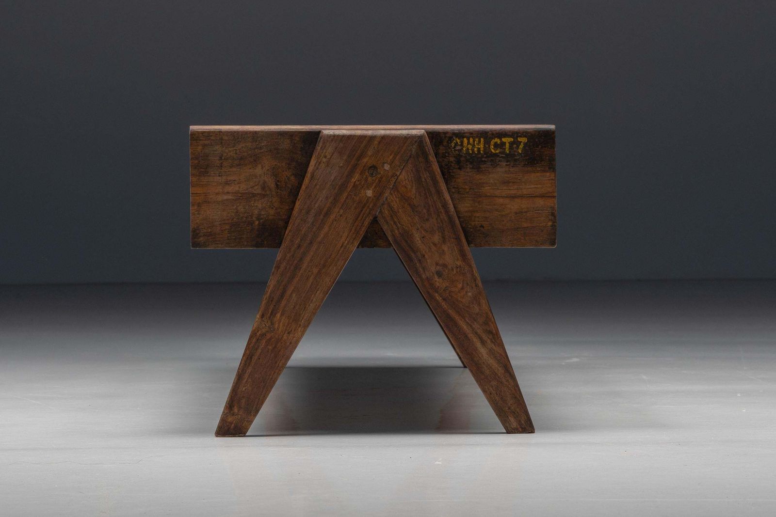 Pierre Jeanneret Pj Tb 05 A Coffee Table, Chandigarh, 1960s photo vinterior