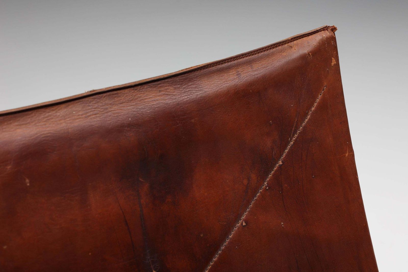 Cognac Leather Pk 22 Poul Kjaerholm Lounge Chair, Scandinavian Modern, 1960's photo 7003.0