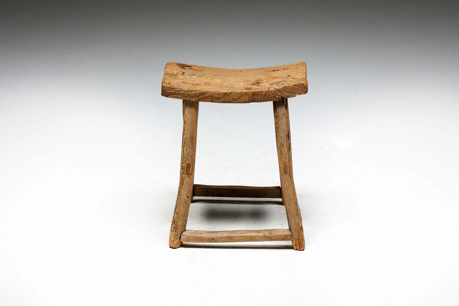 Rustic Folk Art Stool, France, Early 20th Century photo 1820.0