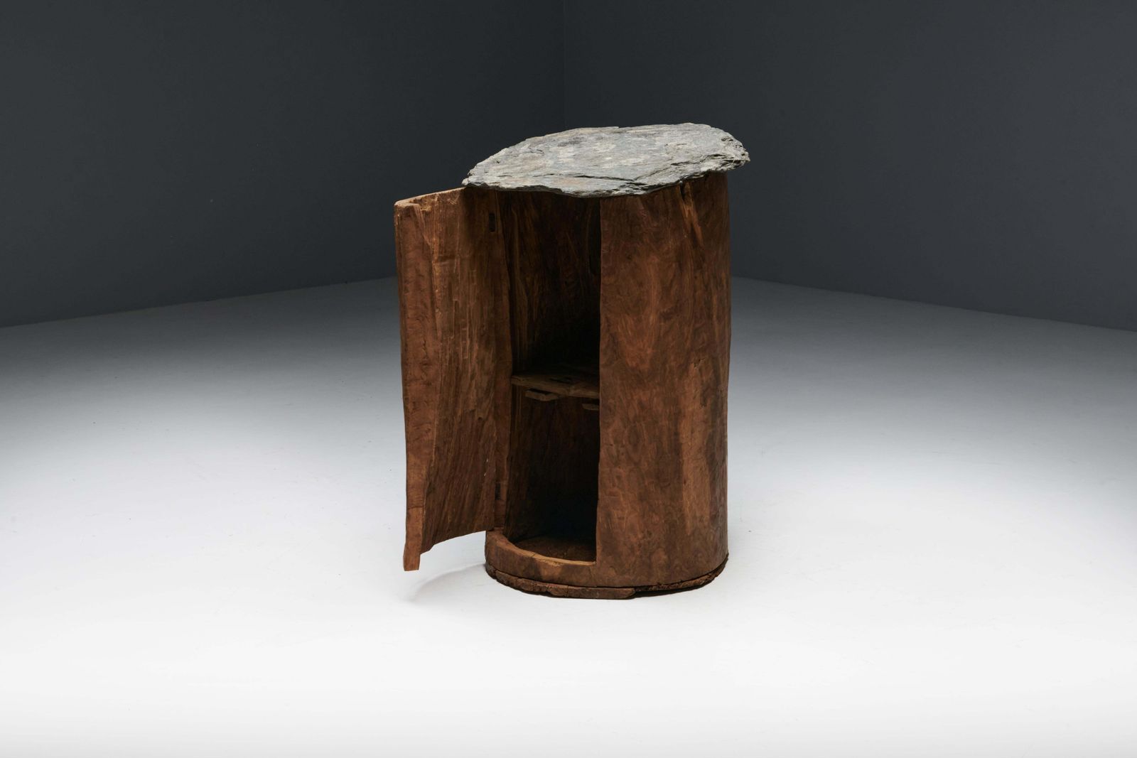 Brutalist Travail Populaire Cabinet, France, Early 20th Century photo furniture