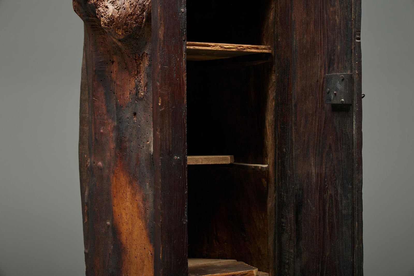 photo for sale Solid Wood Travail Populaire Cabinet, France, 19th Century