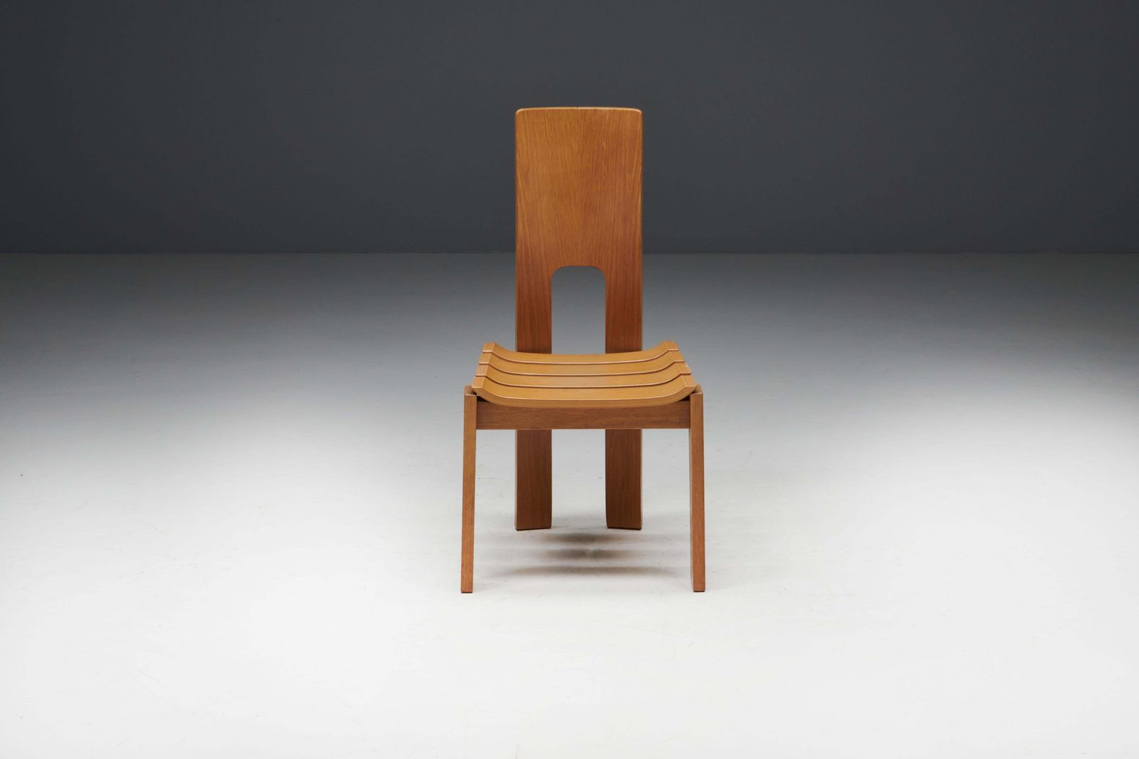 photo for sale Scandinavian Modern Plywood Dining Chairs, 1970s