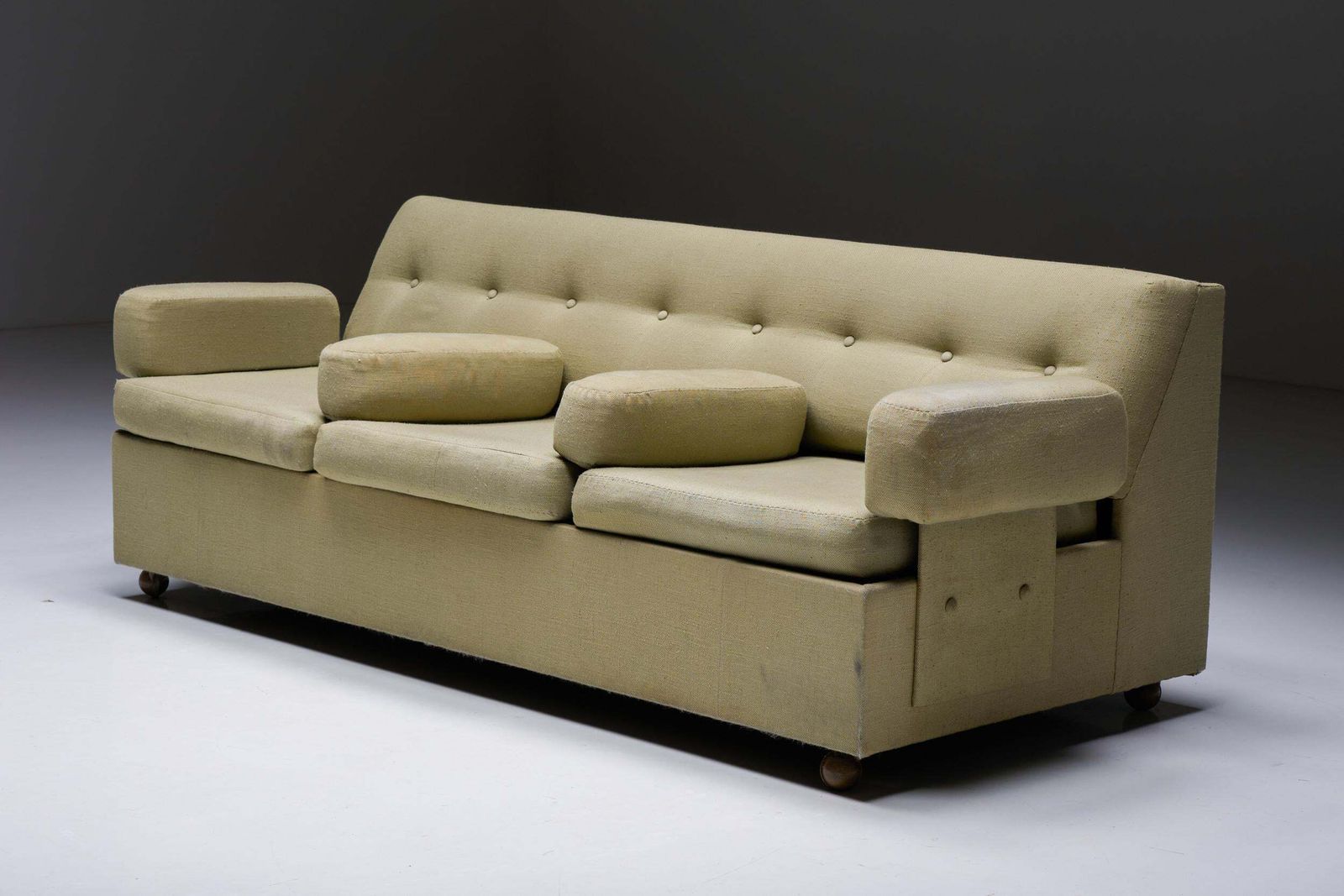 Sofa Daybed In Green Upholstery, Seng Company, Germany, 1930s photo furniture