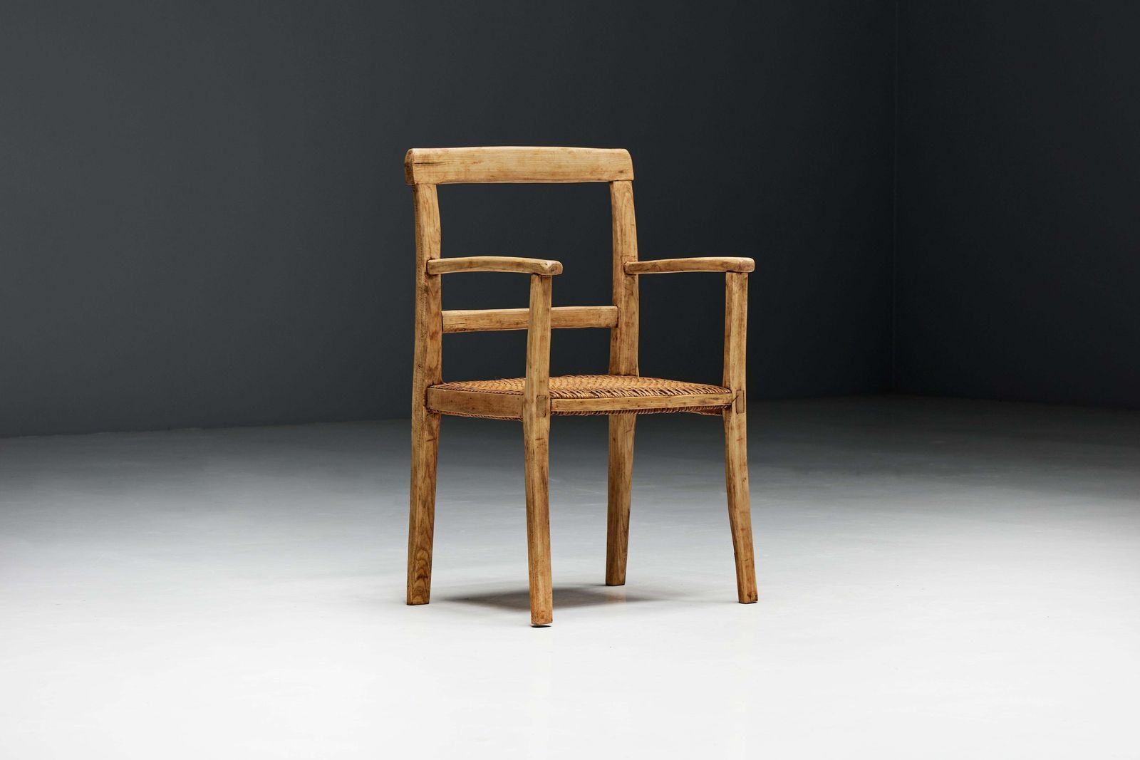 Rustic Wabi Sabi Armchair, France, 19th Century photo for sale