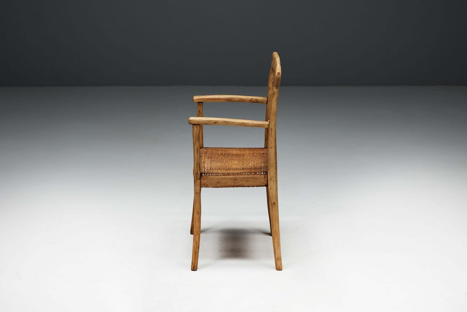 Rustic Wabi Sabi Armchair, France, 19th Century photo vinterior