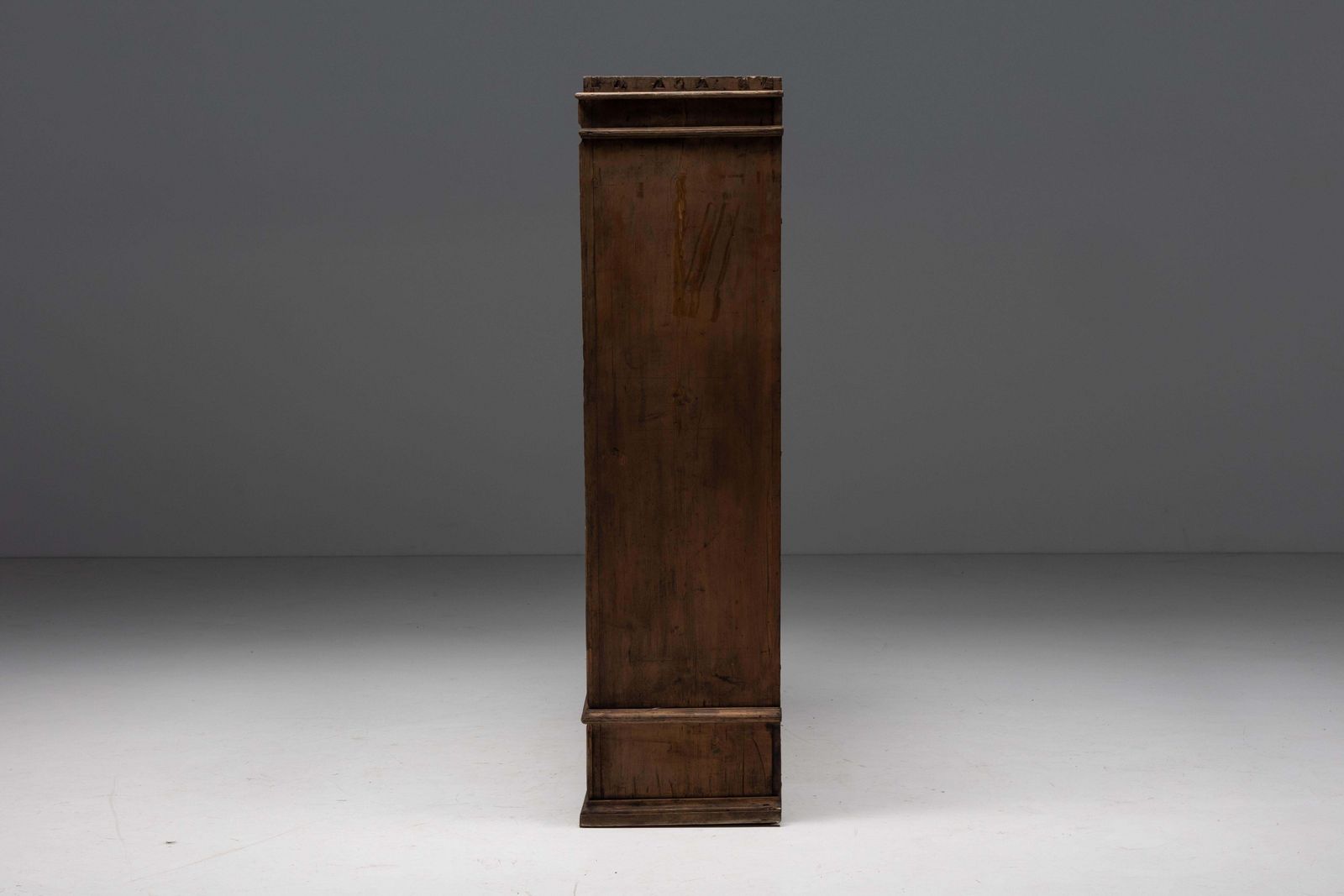 Rustic Travail Populaire Alpine Cabinet, Switzerland, 1800 photo for sale