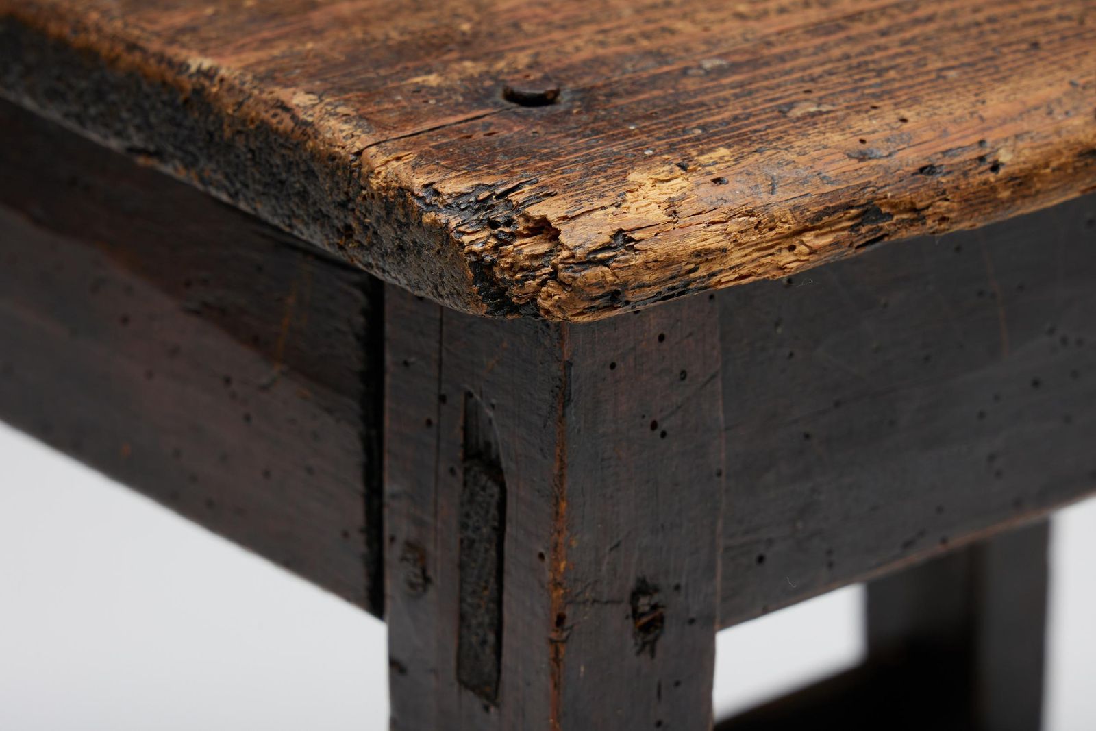 photo for sale Rustic Wooden Chair, France, 19th Century