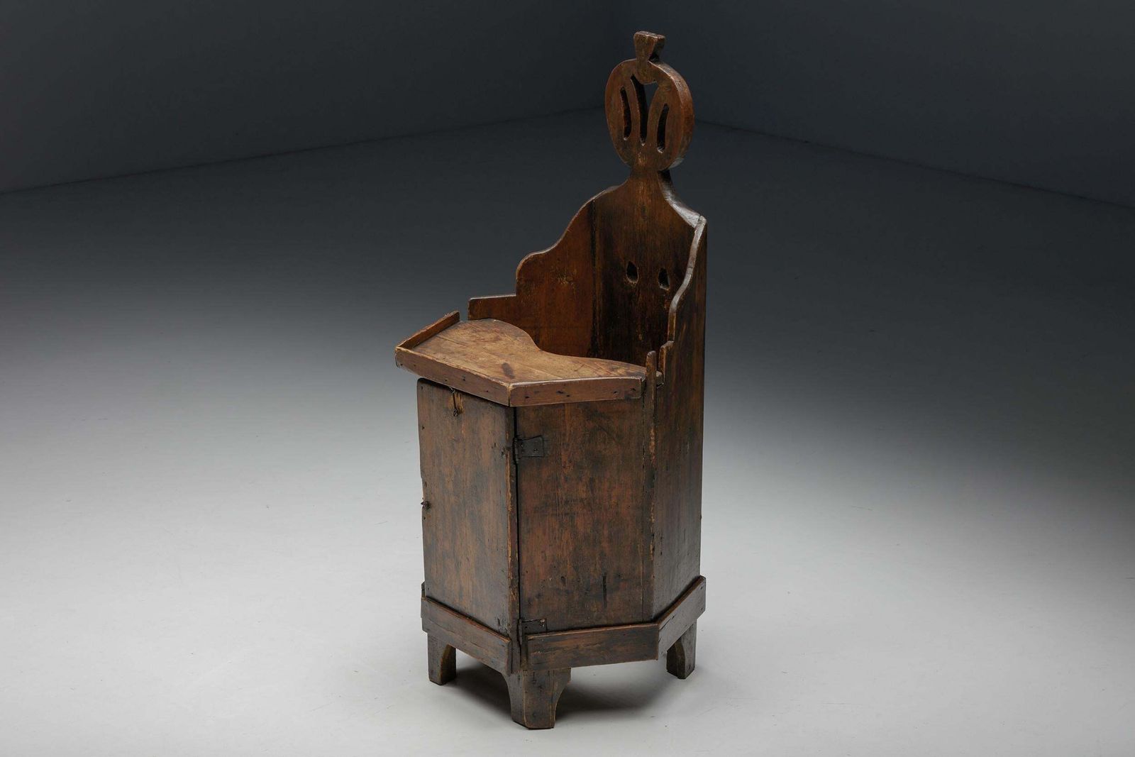 Robust Wooden Chair, France, 19th Century photo vinterior