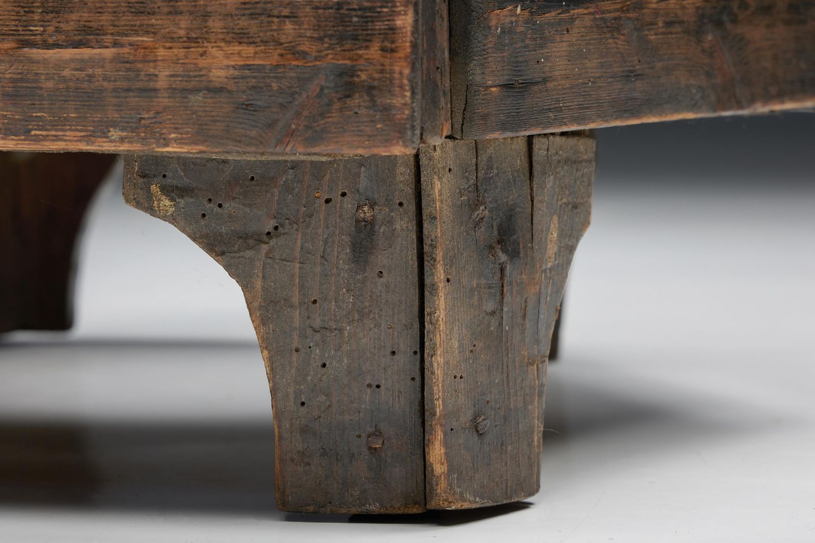 Furniture Robust Wooden Chair, France, 19th Century photo