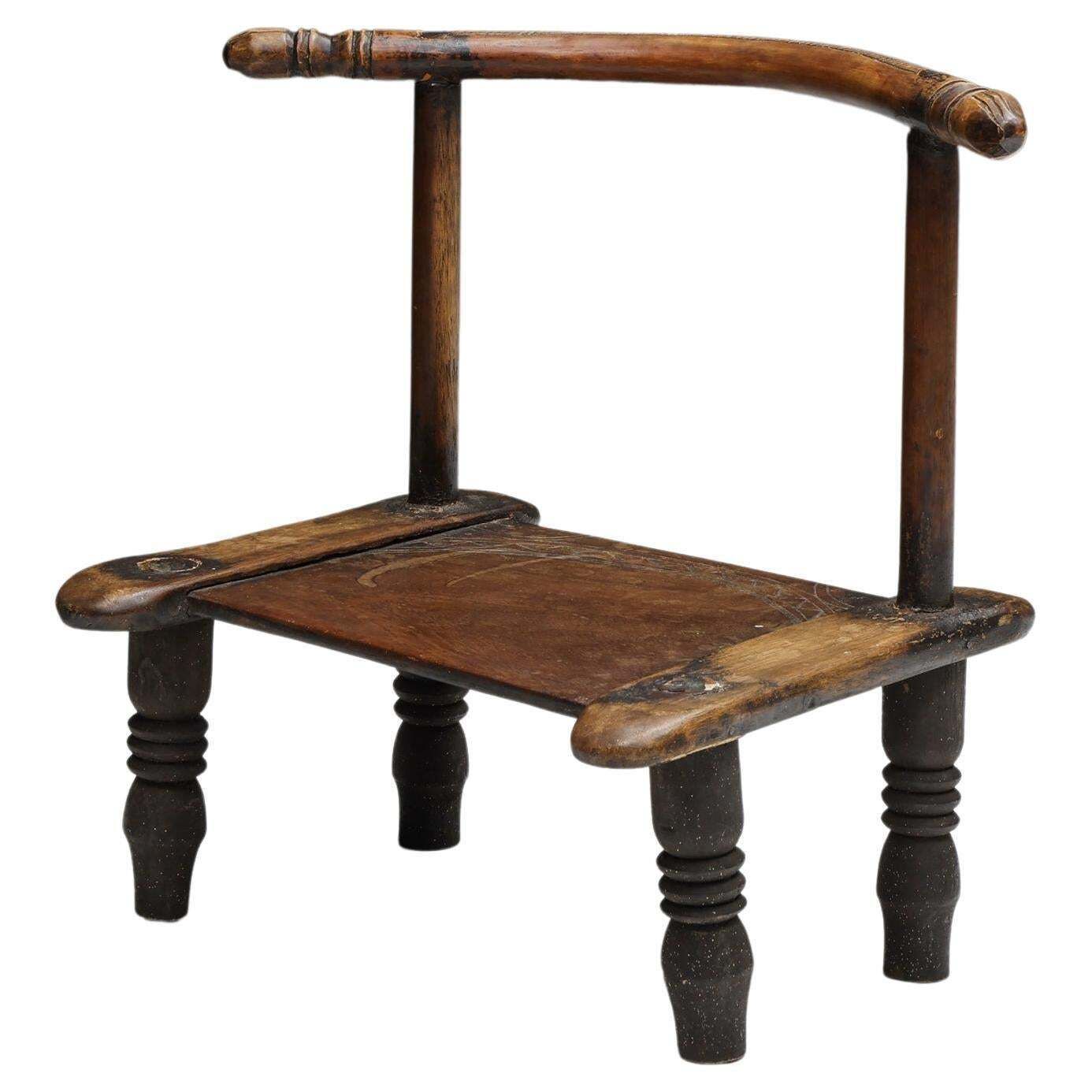 Rustic Wabi Sabi Chair, France, 20th Century