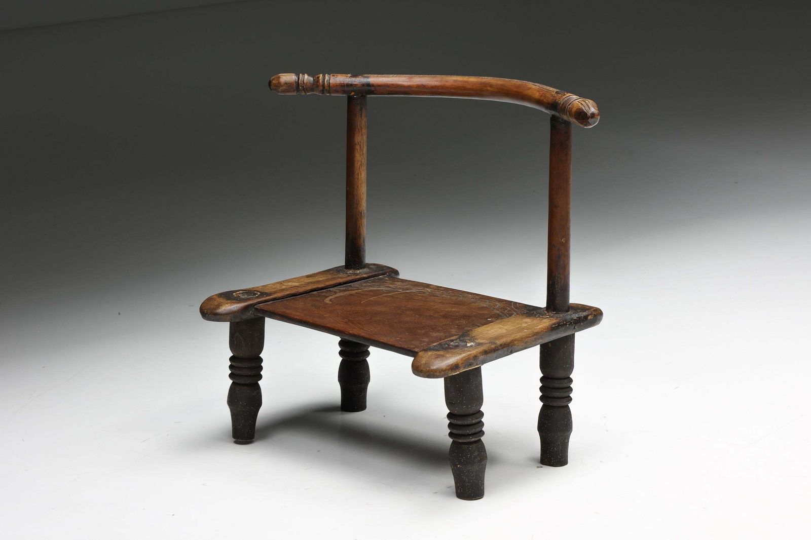 Rustic Wabi Sabi Chair, France, 20th Century photo furniture