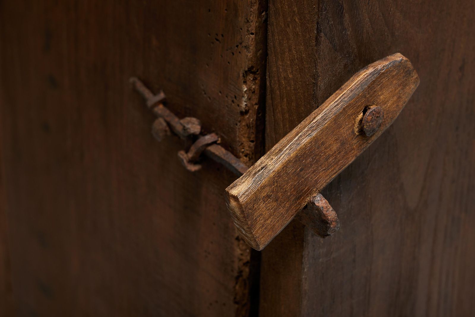 photo for sale Travail Populaire Monoxylite Cupboard, France, 19th Century