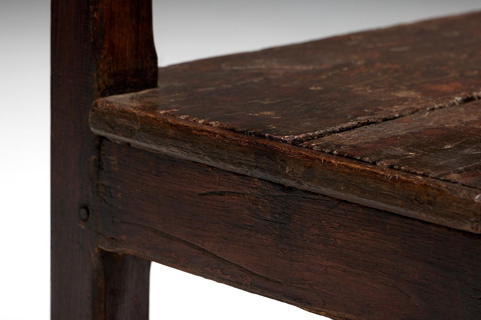 photo furniture Naive Folk Art Bench, France, 19th Century